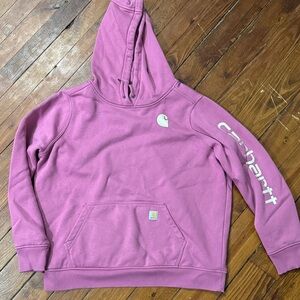 Carhartt Mauve Hoodie with Logo